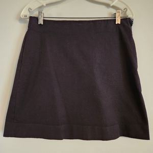 Everlane size 8 black mini skirt
